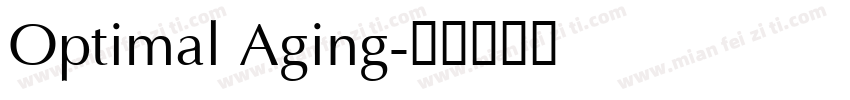 Optimal Aging字体转换